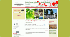 Desktop Screenshot of hotelruralquintadesantoantonio.com
