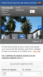 Mobile Screenshot of hotelruralquintadesantoantonio.com